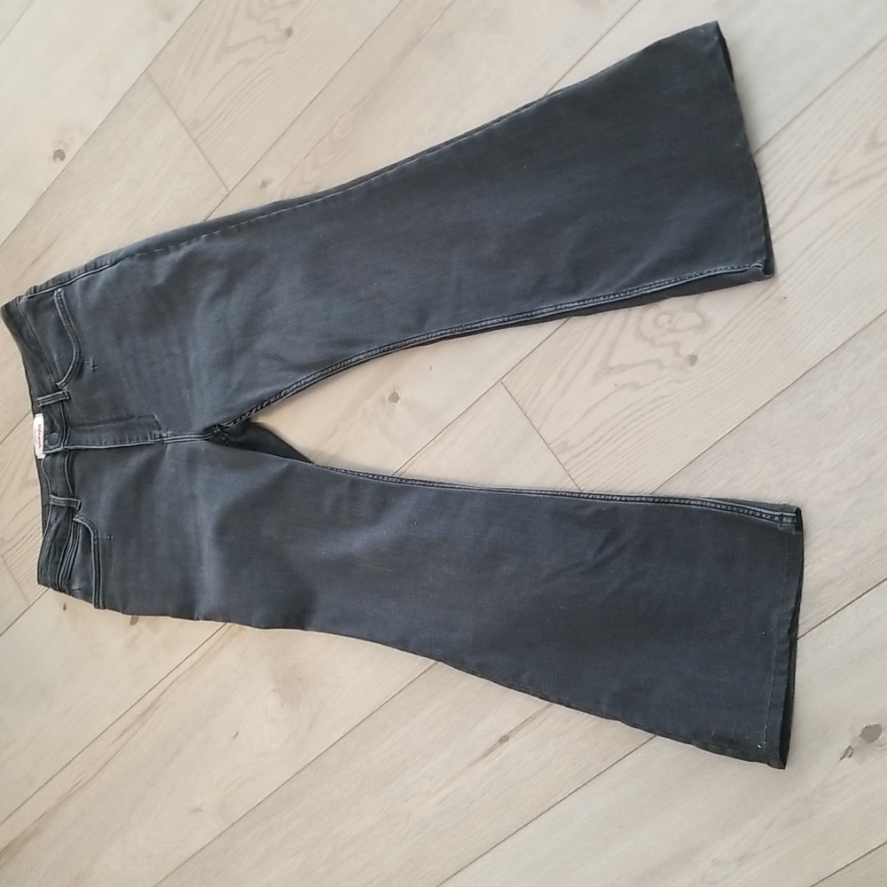 Wrangler Women's high Rise Fierce Flare Jeans Blk Sz 30/27
